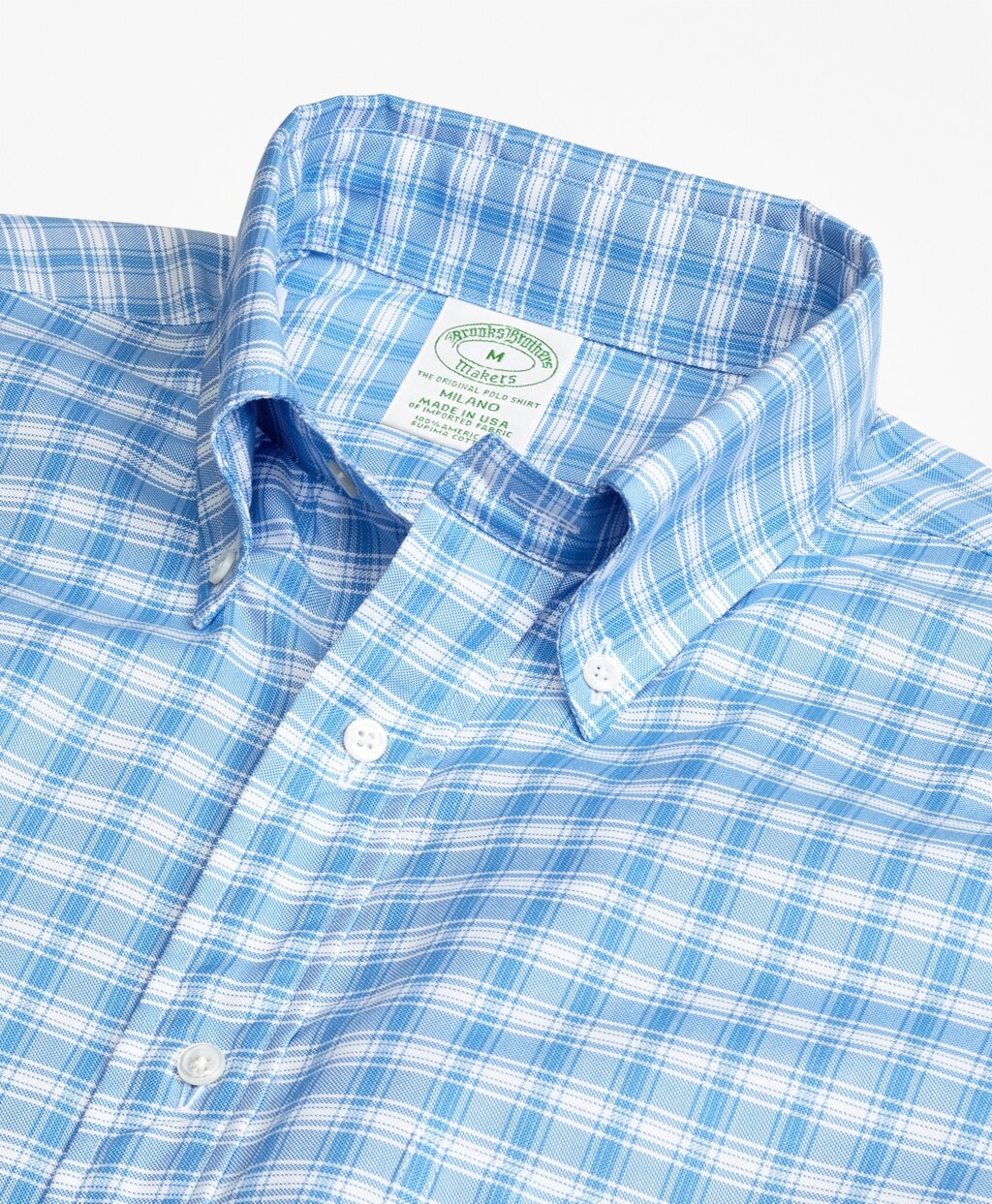 Brooks Brothers Men Milano Fit Oxford Check Sport Shirt