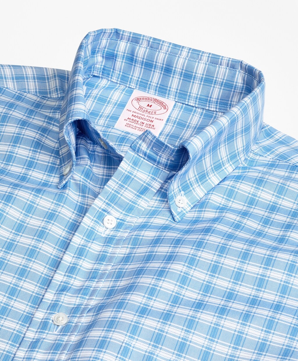 Brooks Brothers Men Madison Fit Oxford Check Sport Shirt