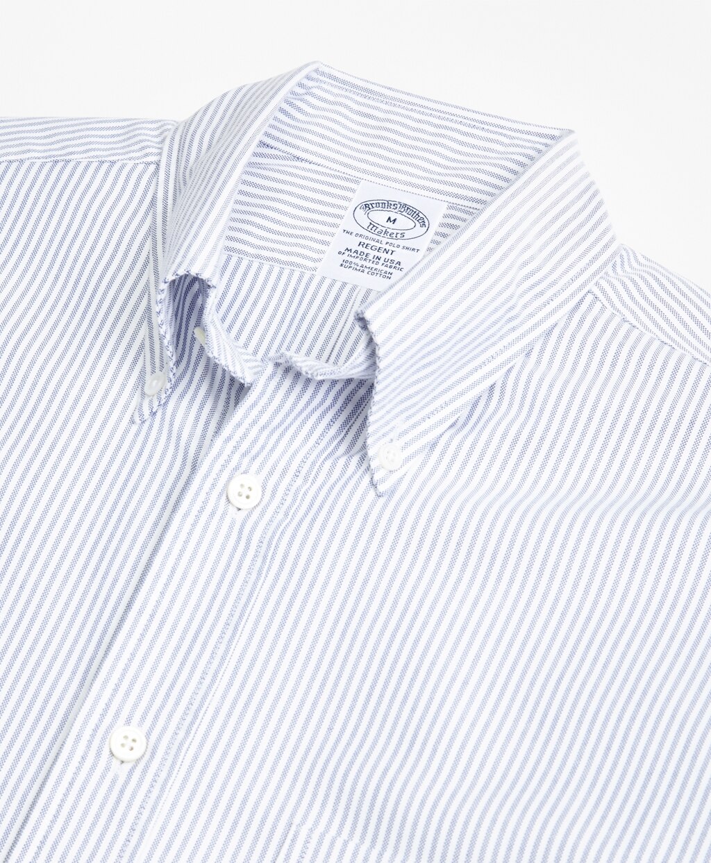 Brooks Brothers Men Regent Fit Oxford Bengal Stripe Sport Shirt