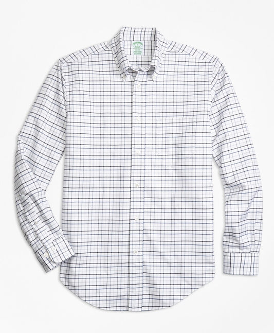 Brooks Brothers Men Milano Fit Oxford Multi-Check Sport Shirt