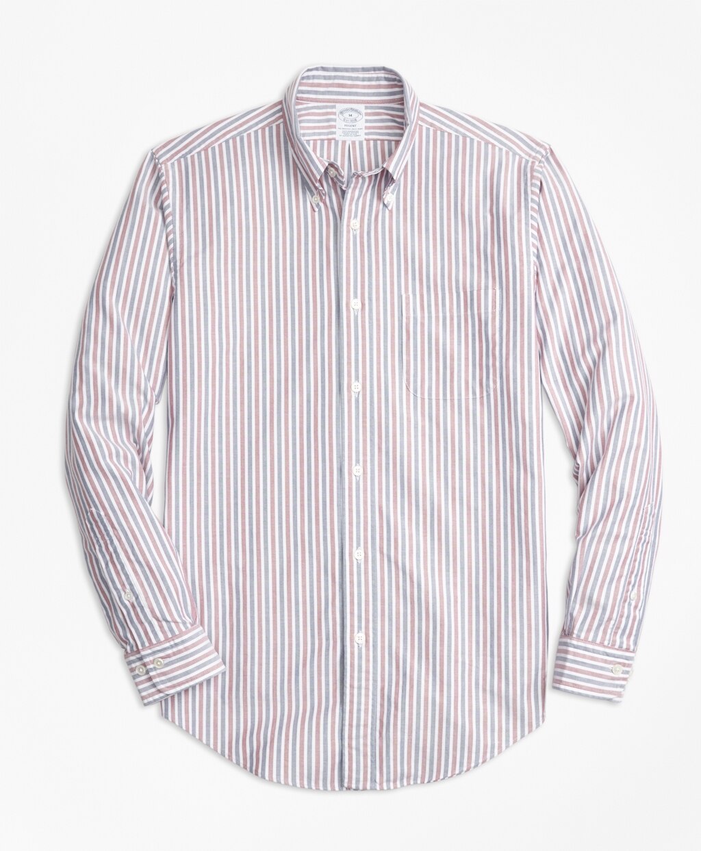 Brooks Brothers Men Regent Fit Oxford Stripe Sport Shirt