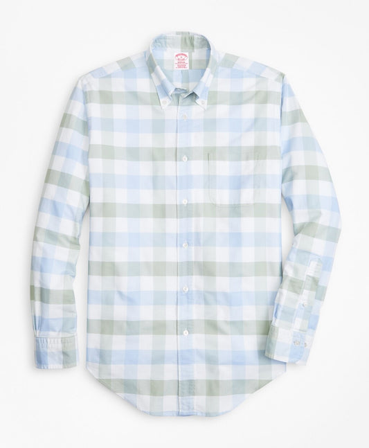 Brooks Brothers Men Madison Fit Oxford Check Sport Shirt