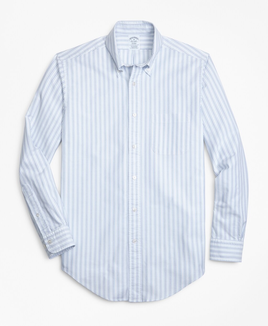 Brooks Brothers Men Regent Fit Oxford Double-Stripe Sport Shirt
