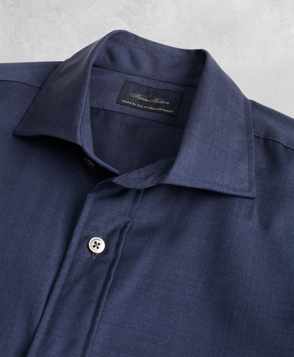 Brooks Brothers Men Golden Fleece® BrooksTech™ Regent Fit Navy Sport Shirt