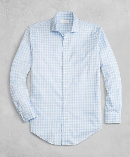 Brooks Brothers Men Golden Fleece® Regent Fit Gingham Flannel Sport Shirt