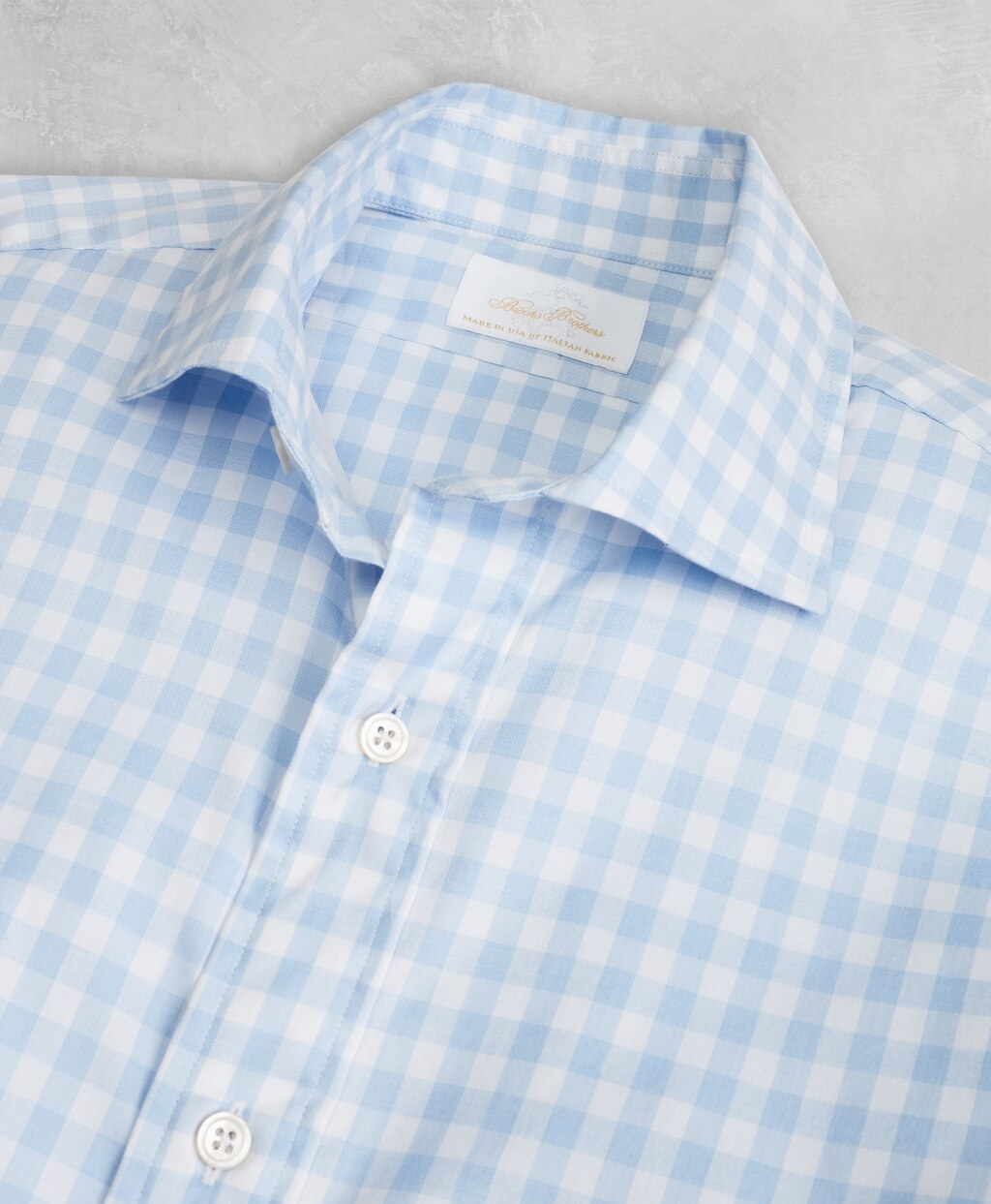 Brooks Brothers Men Golden Fleece® Regent Fit Gingham Flannel Sport Shirt