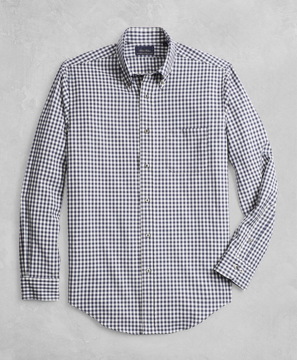 Brooks Brothers Men Golden Fleece® BrooksTech™ Regent Fit Gingham Sport Shirt