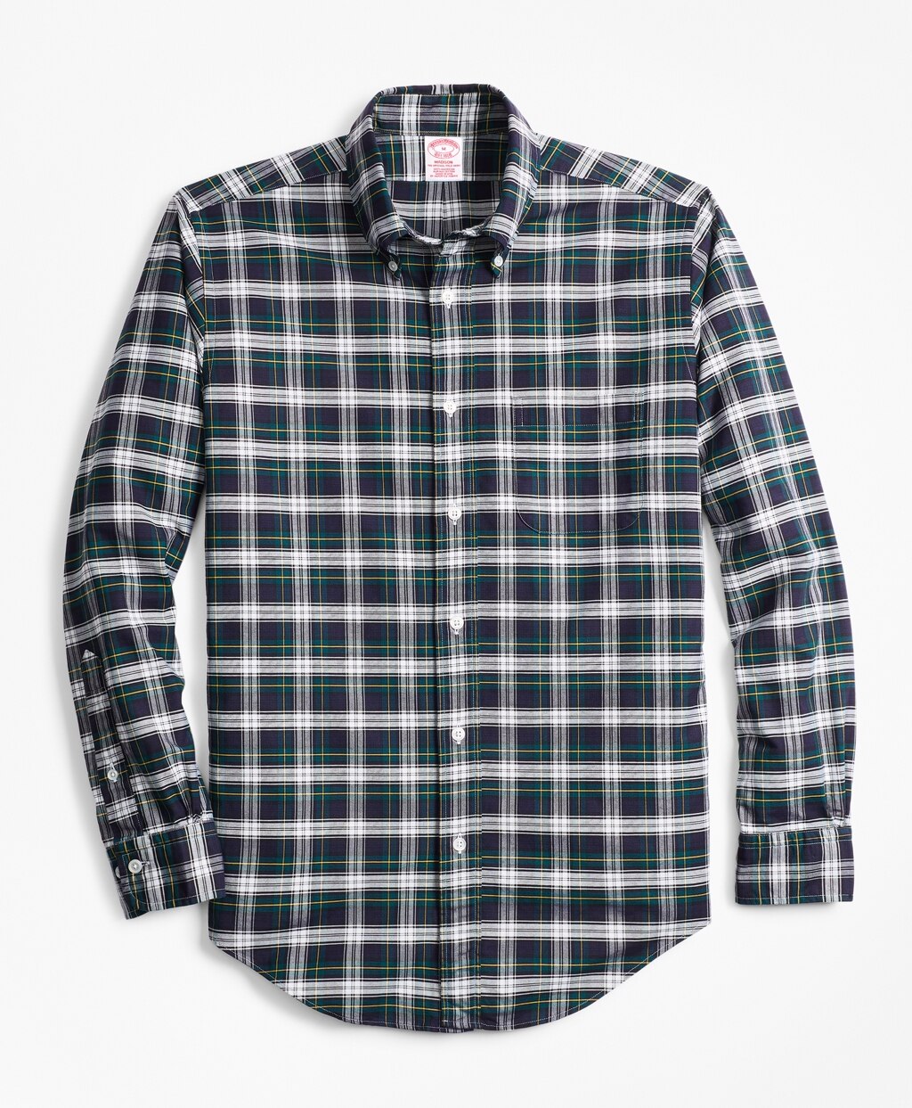 Brooks Brothers Men Madison Fit Oxford Tartan Sport Shirt