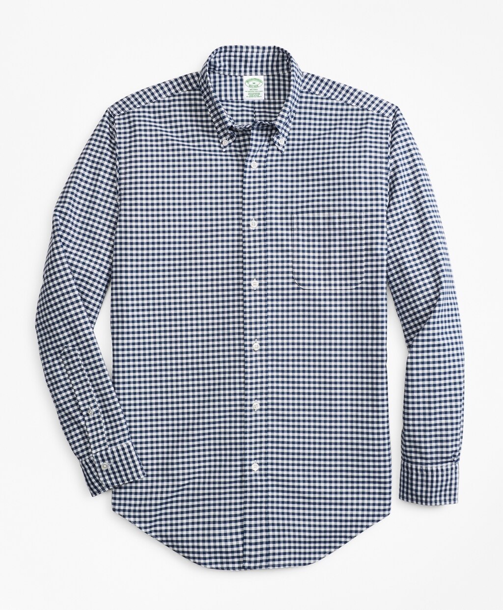 Brooks Brothers Men Milano Fit Oxford Gingham Sport Shirt