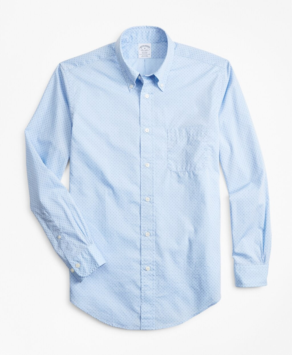 Brooks Brothers Men Regent Fit Micro-Floral Print Sport Shirt