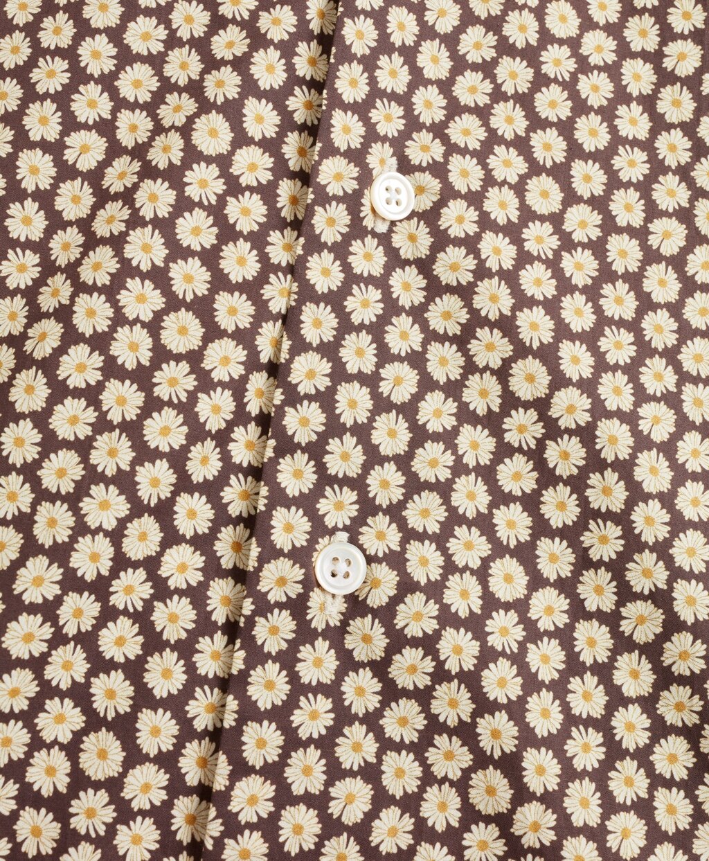 Brooks Brothers Men Golden Fleece® Regent Fit Brown Floral Sport Shirt