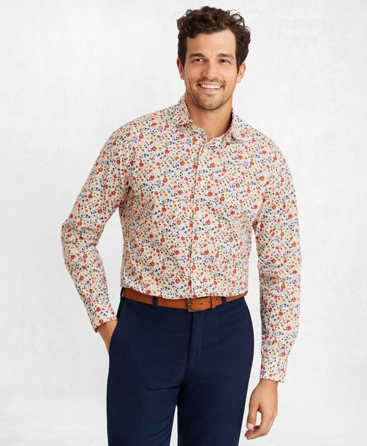 Brooks Brothers Men Golden Fleece® Regent Fit Multi-Floral Sport Shirt