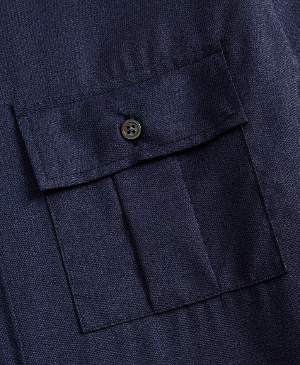 Brooks Brothers Men Golden Fleece® BrooksTech™ Two-Pocket Wool Sport Shirt