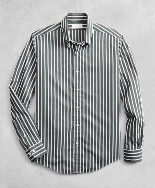 Brooks Brothers Men Golden Fleece® Regent Fitted Multi-Stripe Sport Shirt
