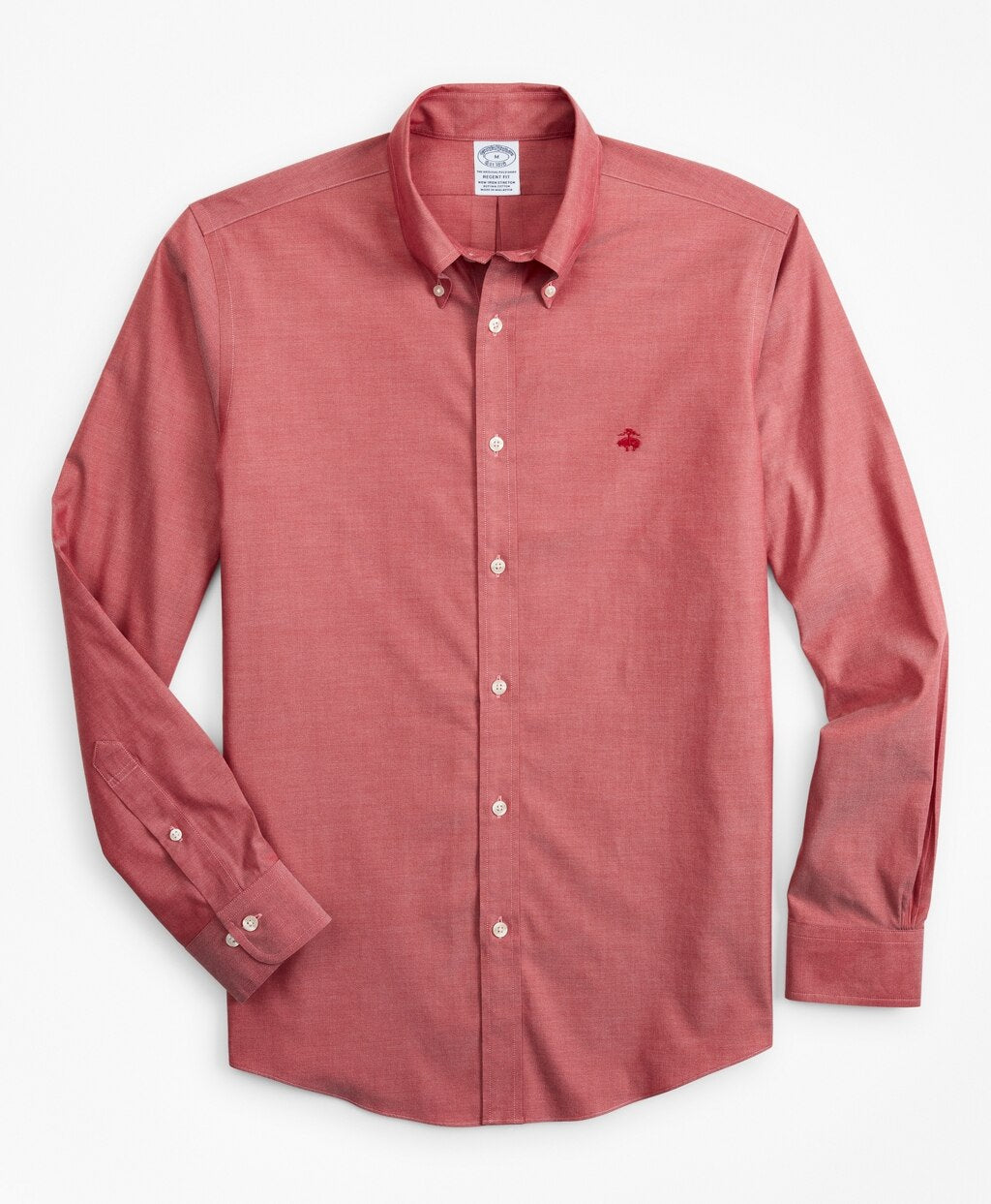 Brooks Brothers Men Stretch Regent Fitted Sport Shirt, Non-Iron