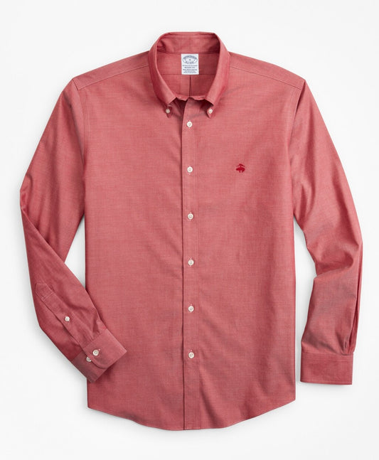 Brooks Brothers Men Stretch Regent Fitted Sport Shirt, Non-Iron