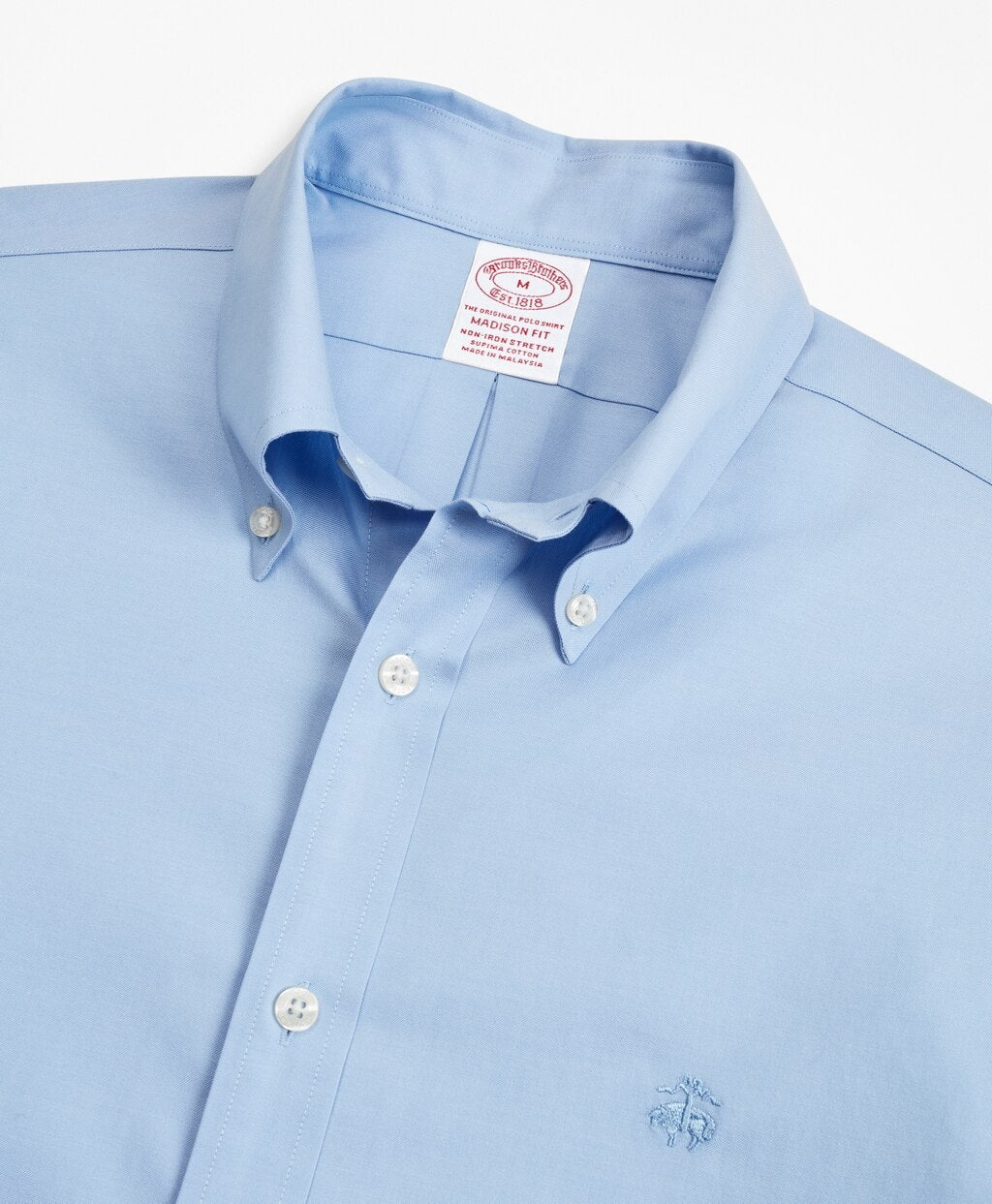 Brooks Brothers Men Stretch Madison Classic-Fit Sport Shirt, Non-Iron