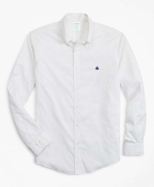 Brooks Brothers Men Stretch Milano Slim-Fit Sport Shirt, Non-Iron