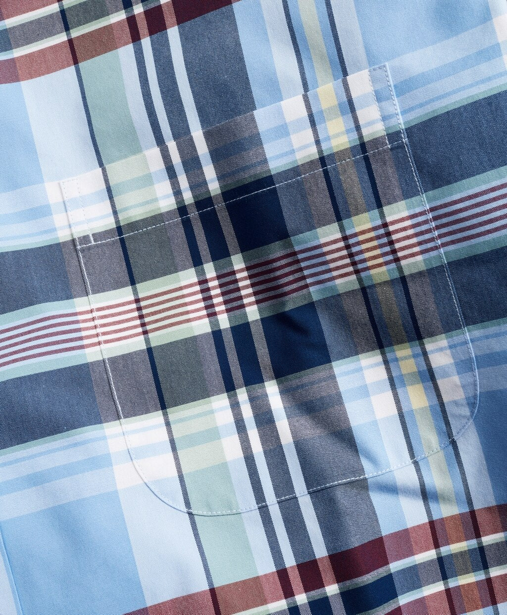 Brooks Brothers Men Stretch Regent Fitted Sport Shirt, Non-Iron Multi-Plaid