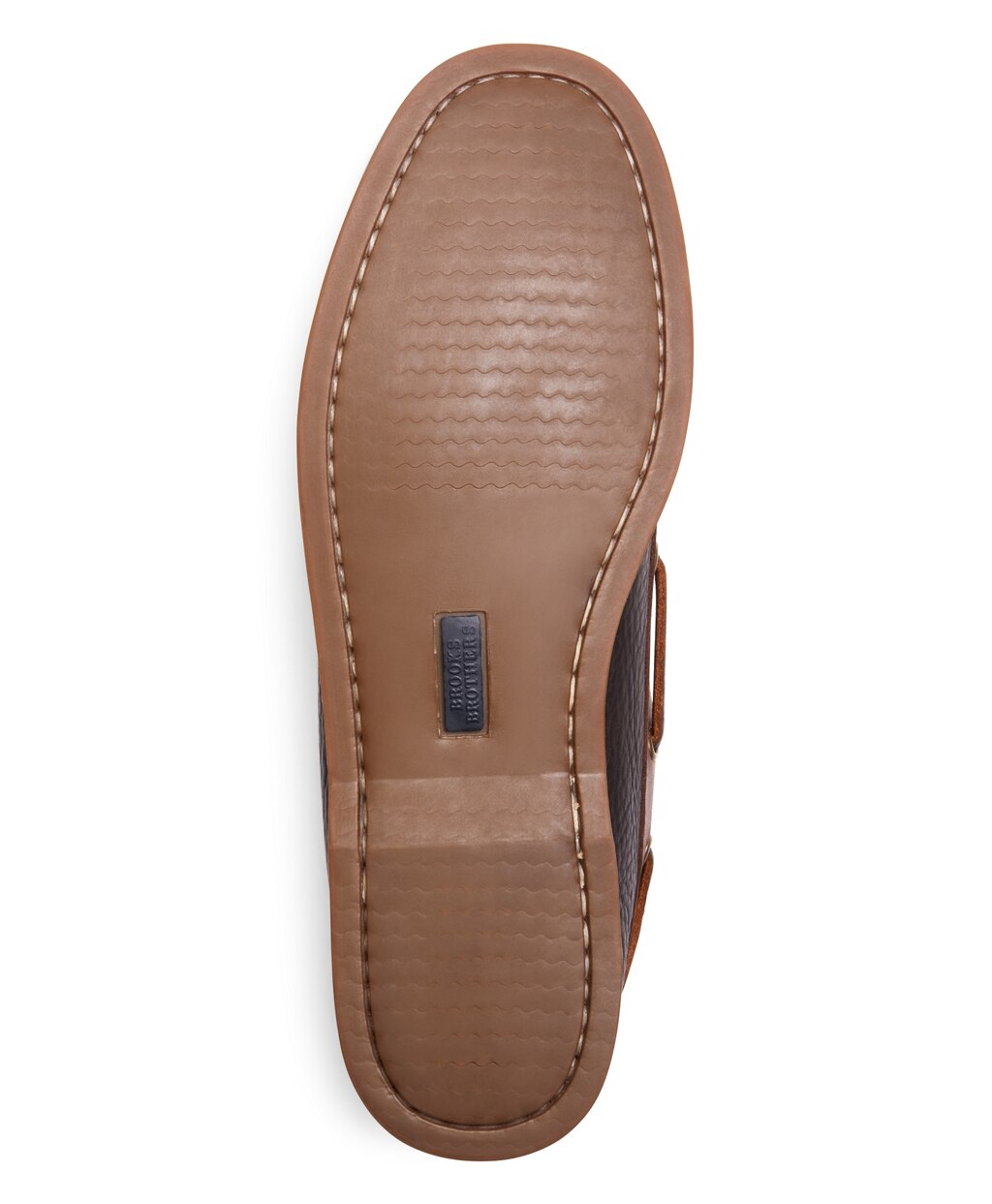 Brooks Brothers Men Contrasting Leather Boat Shoes