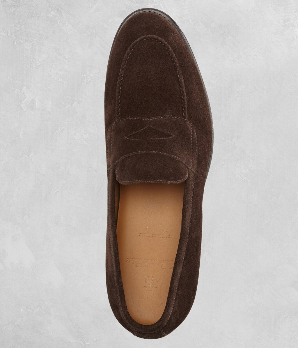 Brooks Brothers Men Golden Fleece® Suede Penny Loafers