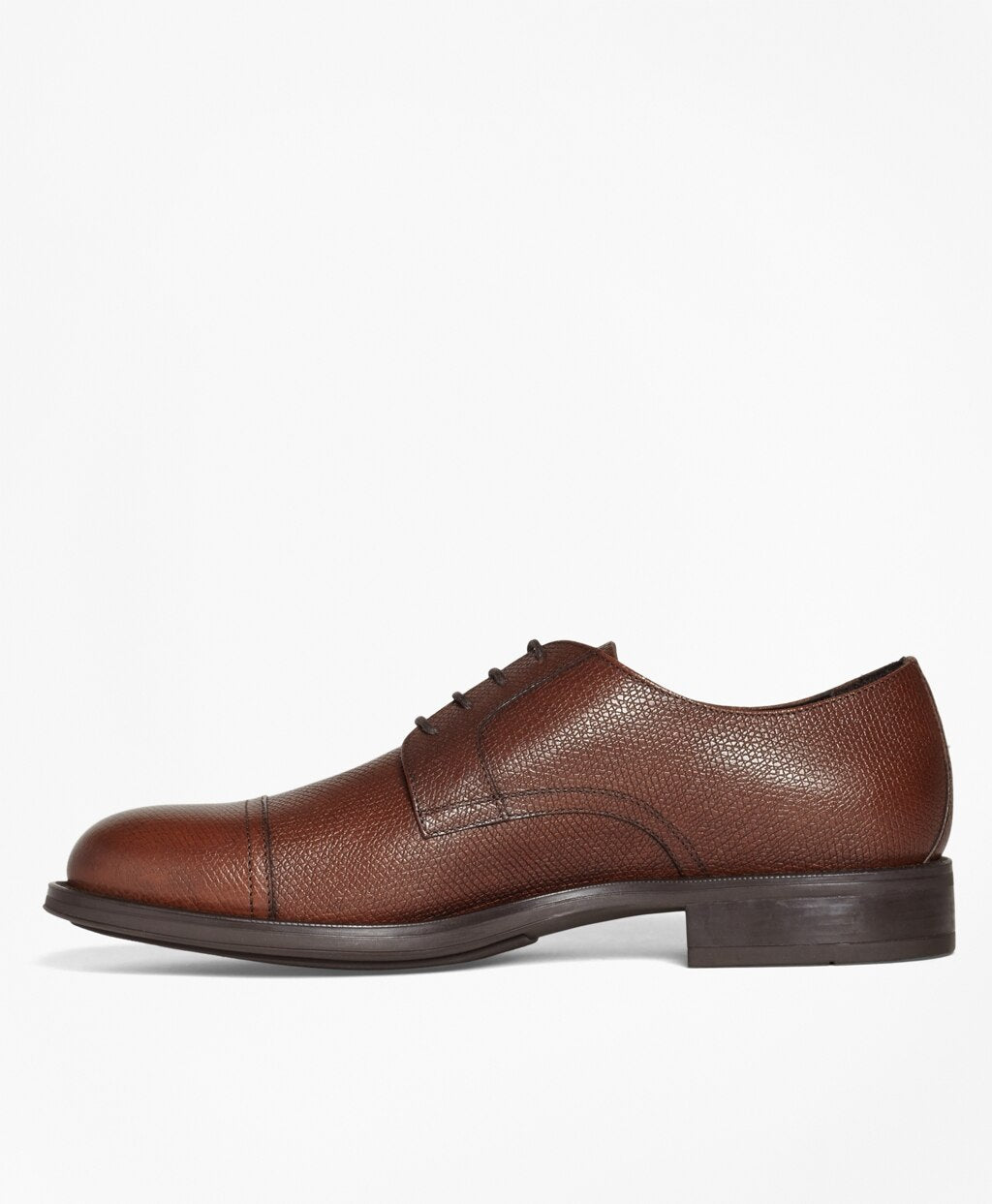 Brooks Brothers Men 1818 Footwear Textured Leather Captoes