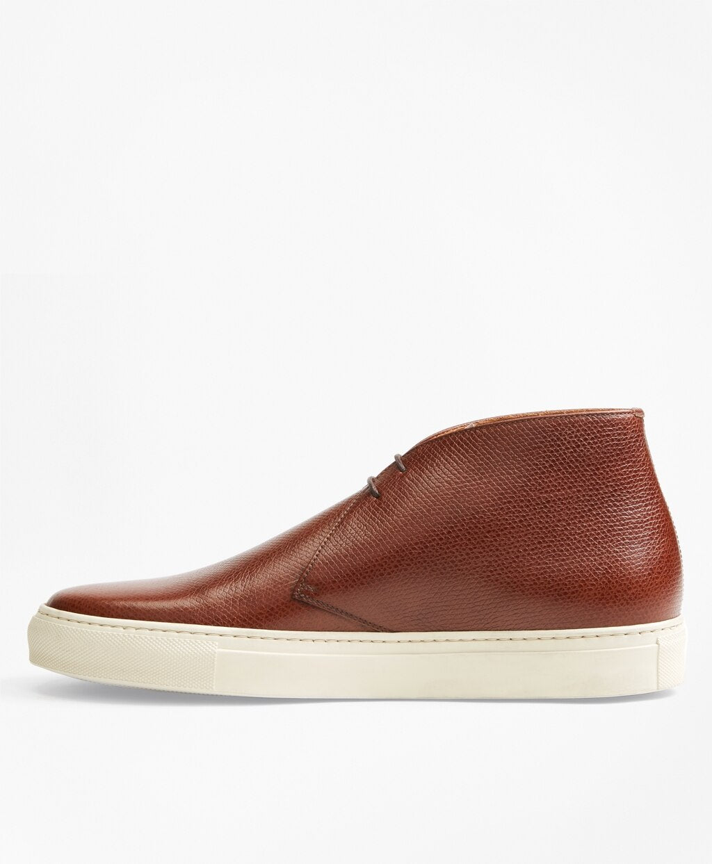 Brooks Brothers Men 1818 Footwear Textured Leather Chukka Sneakers