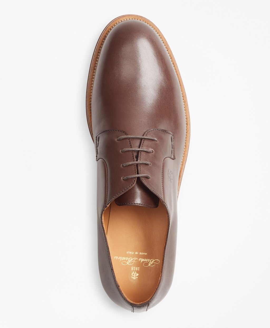 Brooks Brothers Men Leather Lace-Up Shoes