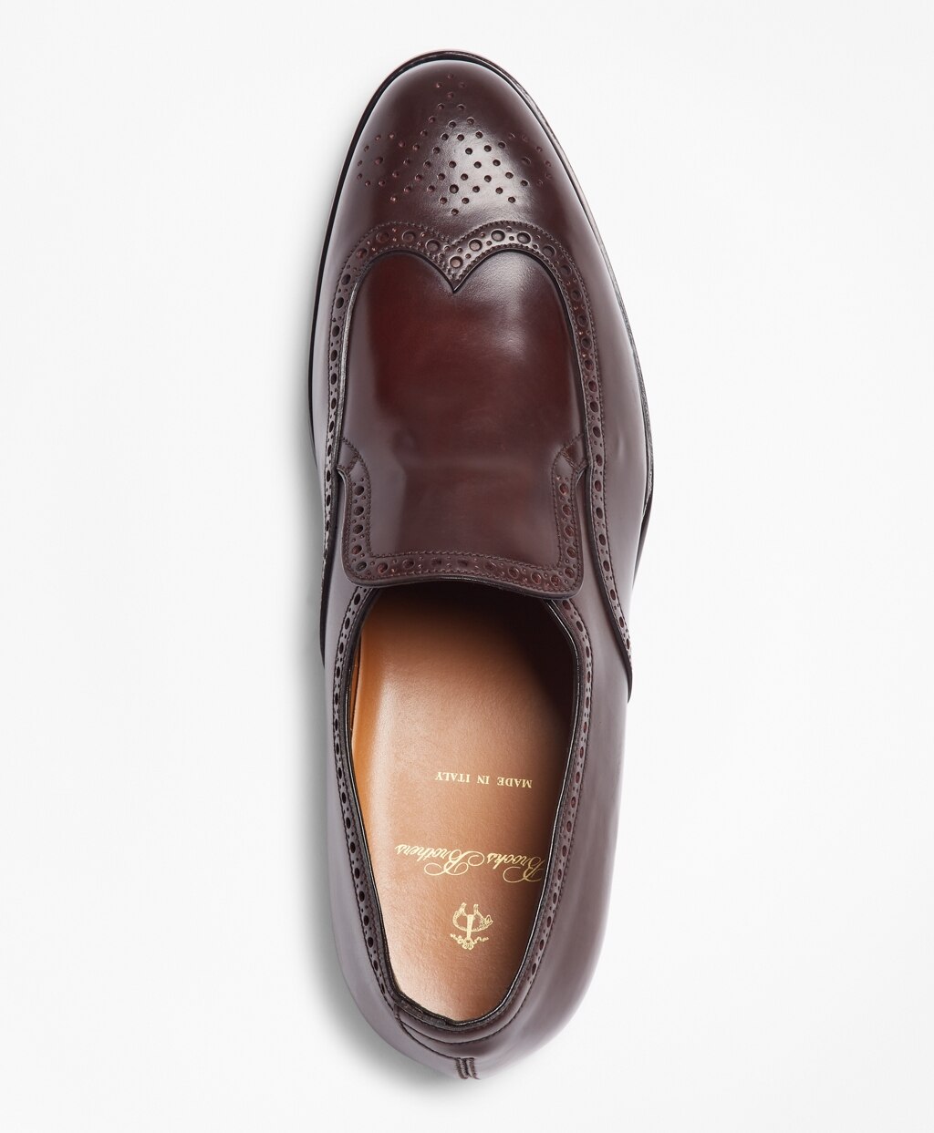 Brooks Brothers Men 200th Anniversary Limited-Edition Golden Fleece® Cordovan Wingtip Loafers