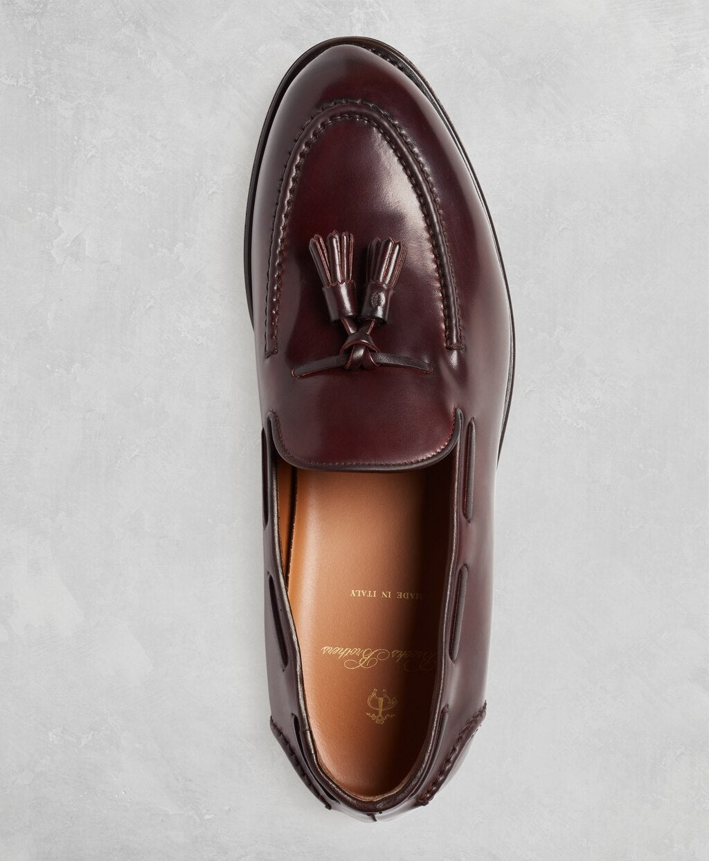 Brooks Brothers Men Golden Fleece® Cordovan Tassel Loafers