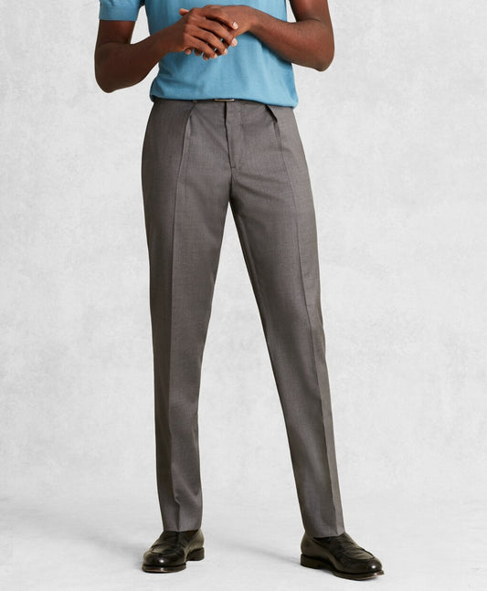 Brooks Brothers Men Golden Fleece® Wool Pleated Trousers