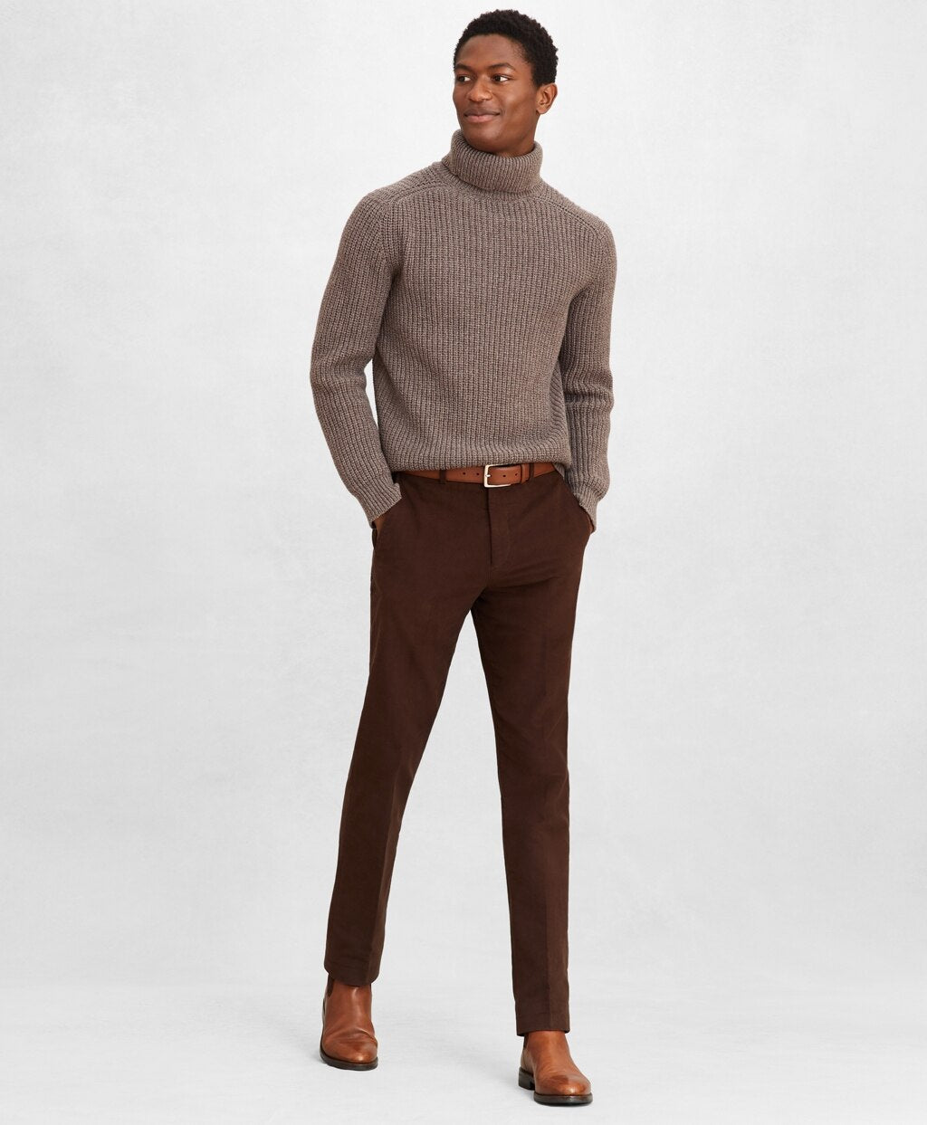 Brooks Brothers Men Golden Fleece® Moleskin Chino Trousers