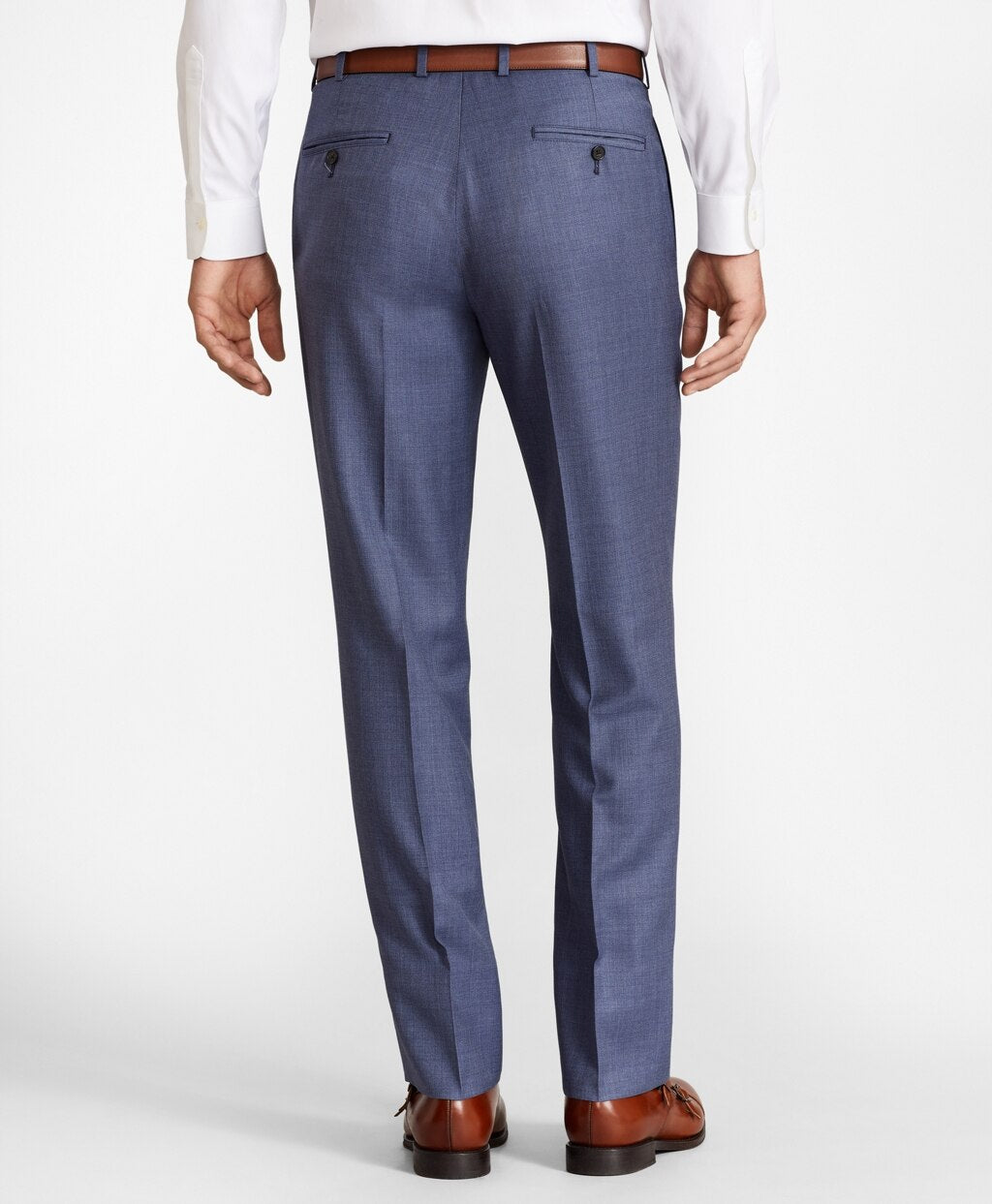 Brooks Brothers Men Regent Fit Wool Trousers