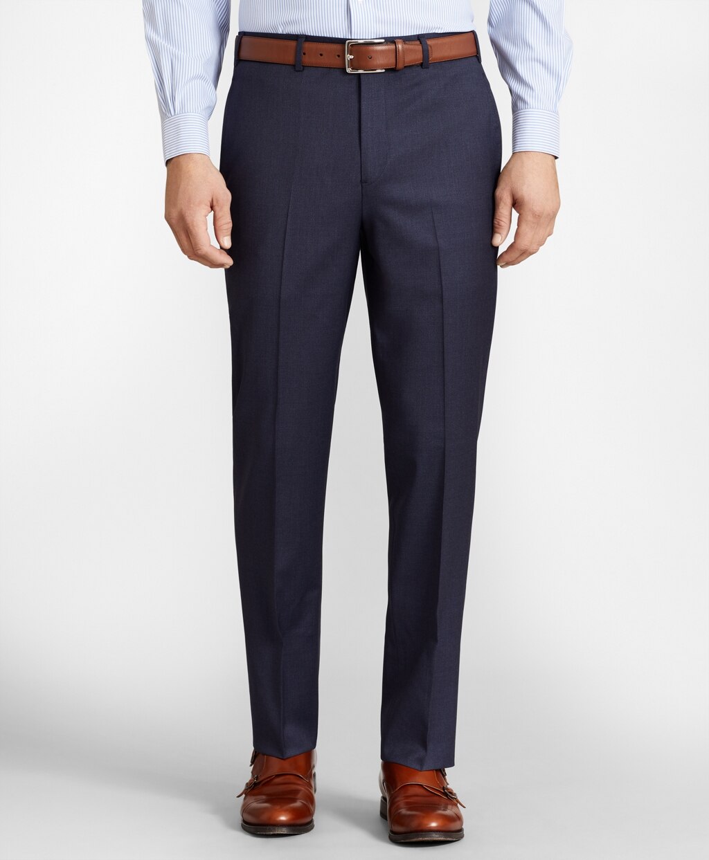 Brooks Brothers Men BrooksFlex™ Regent-Fit Wool Trousers