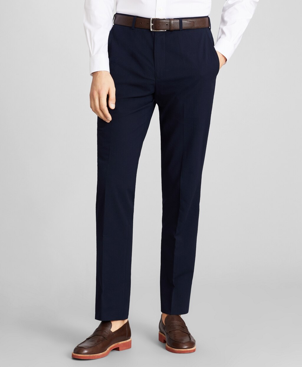 Brooks Brothers Men Regent Fit Seersucker Trousers