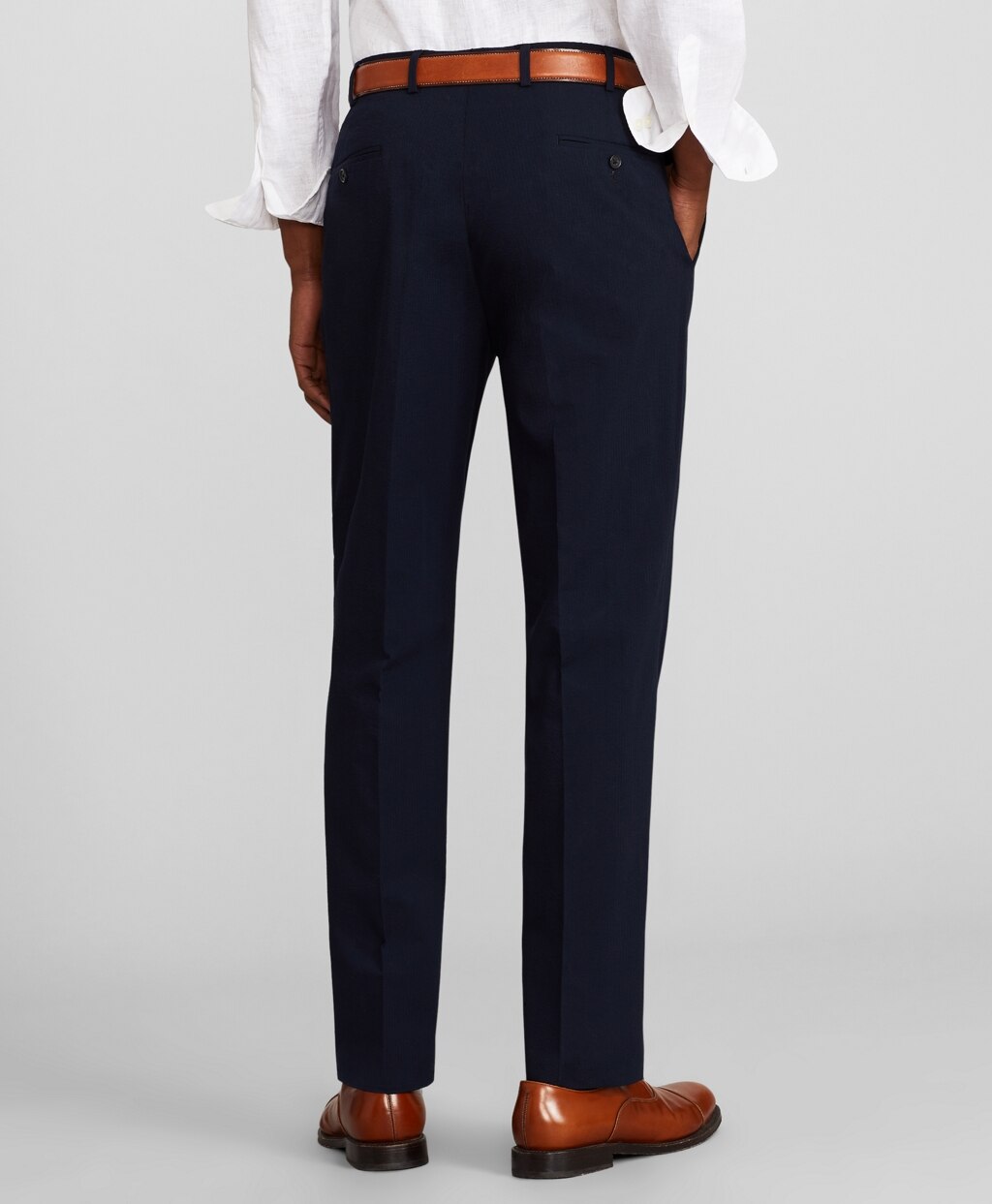 Brooks Brothers Men Milano Fit Seersucker Trousers