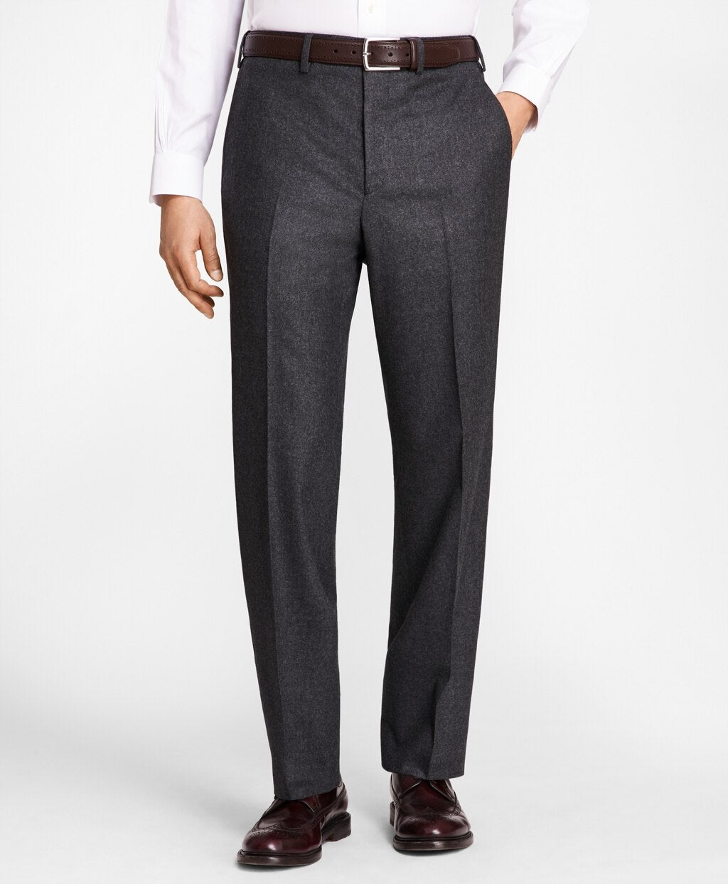Brooks Brothers Men Madison Fit Stretch Flannel 1818 Suit