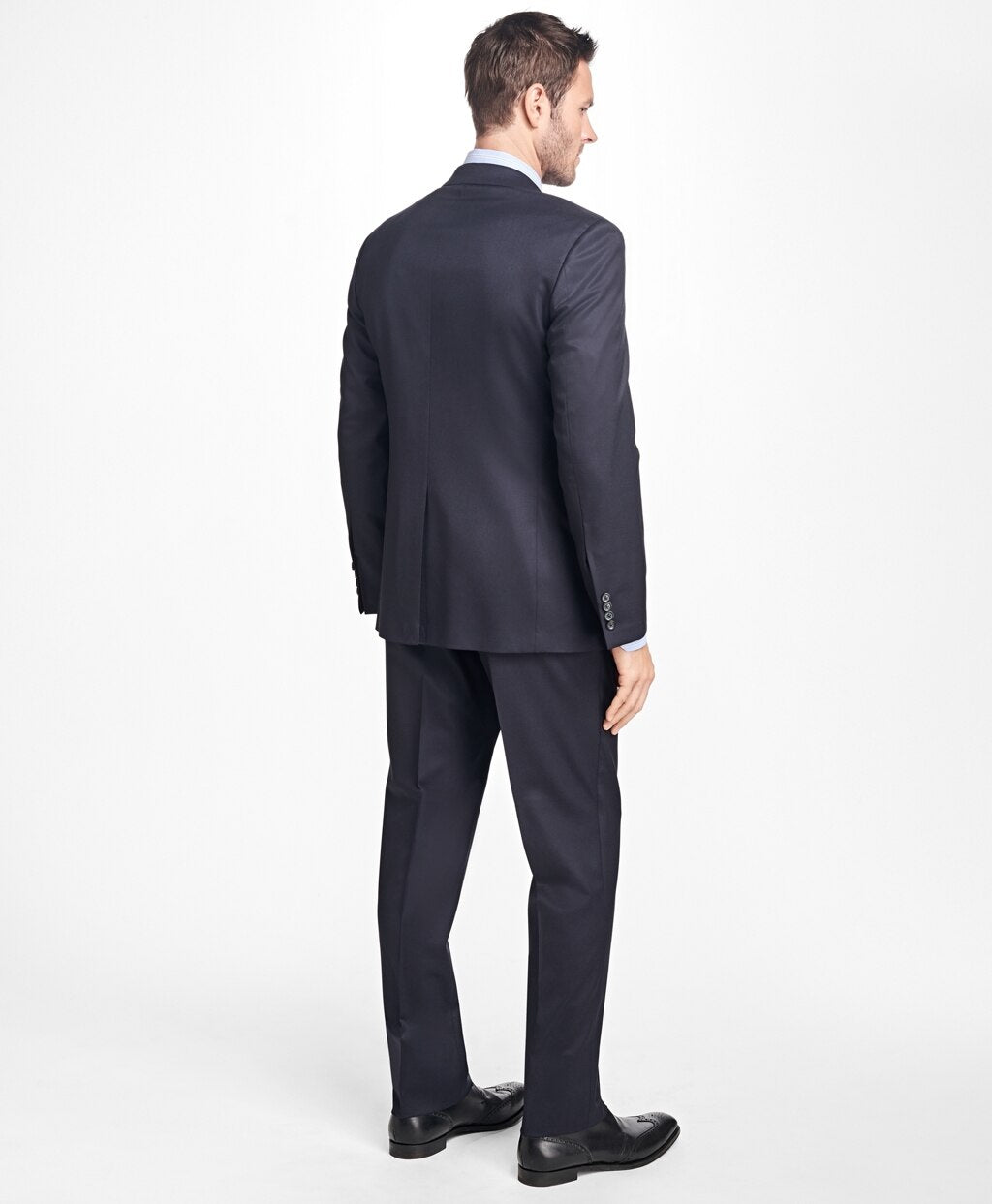 Brooks Brothers Men Regent Fit Stretch Wool Two-Button 1818 Suit