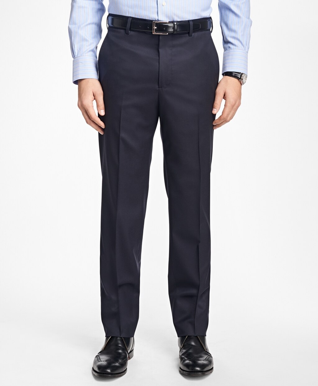 Brooks Brothers Men Regent Fit Stretch Wool Two-Button 1818 Suit