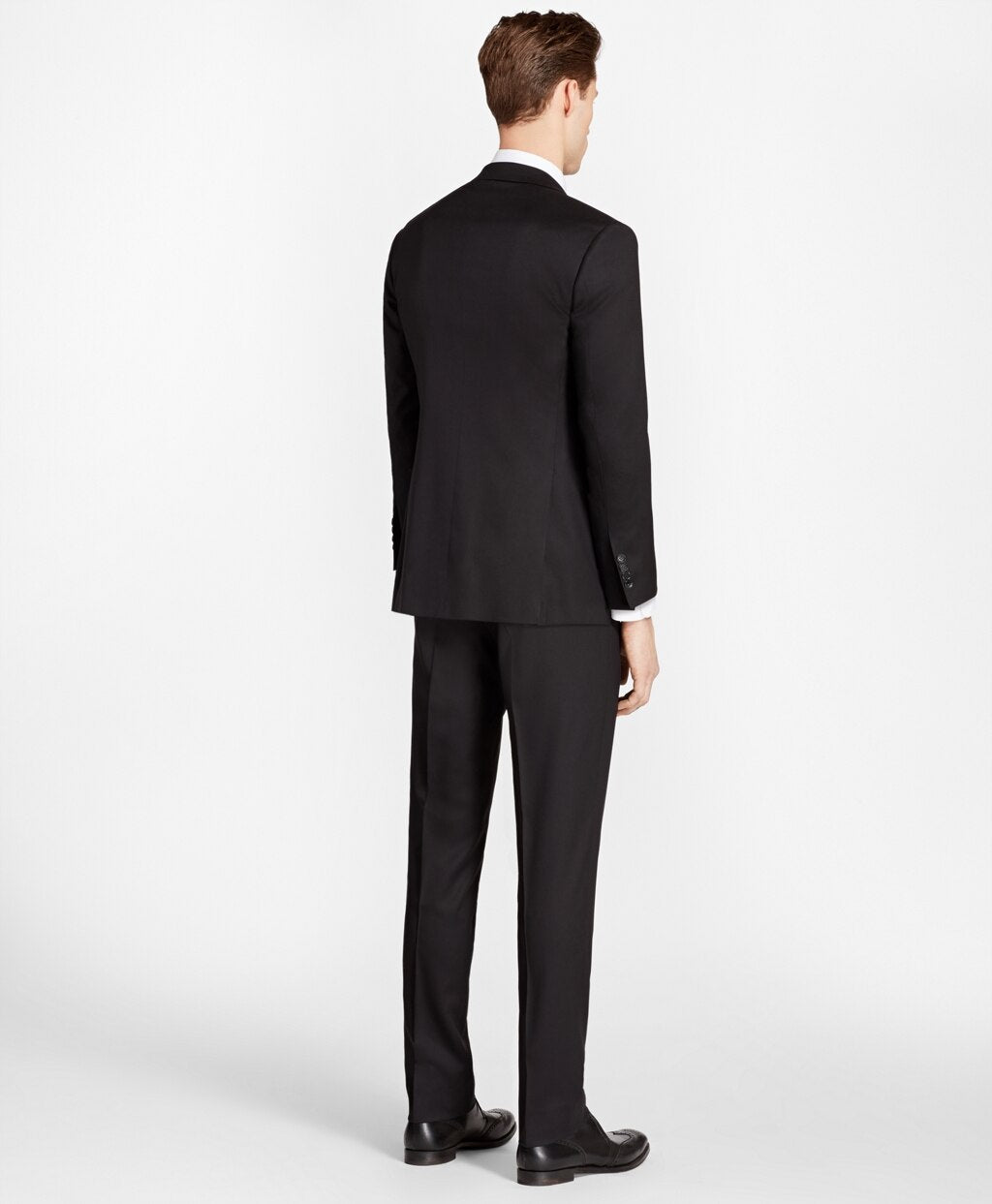 Brooks Brothers Men Milano Fit Stretch Wool Two-Button 1818 Suit