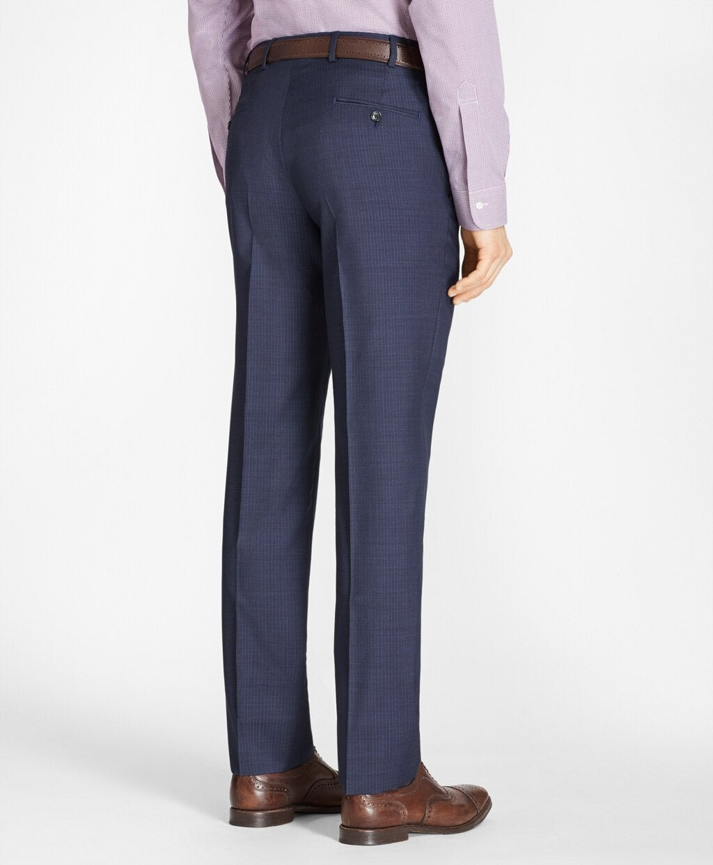 Brooks Brothers Men Regent Fit Tic with Stripe 1818 Suit