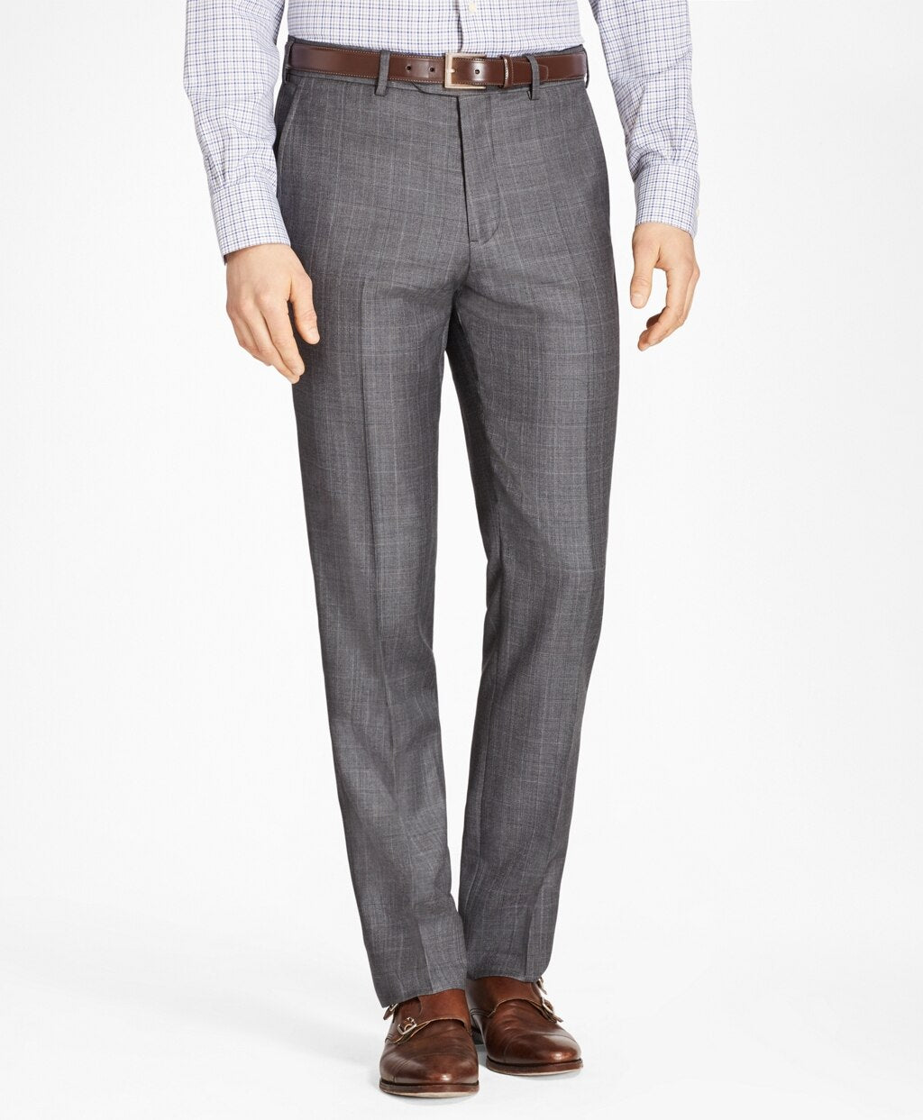 Brooks Brothers Men Regent Fit Plaid 1818 Suit