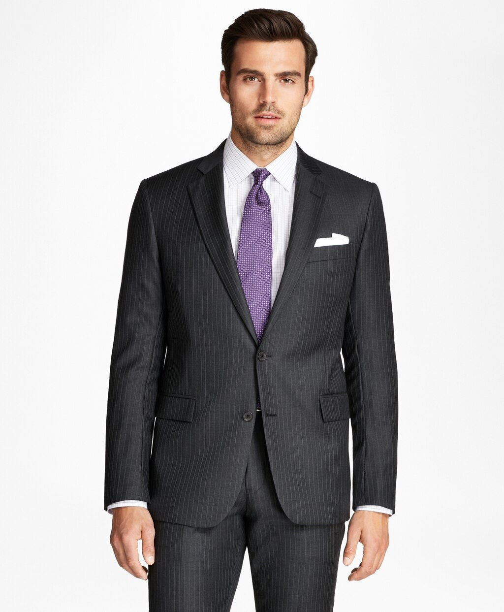 Brooks Brothers Men Regent Fit Multi-Stripe 1818 Suit