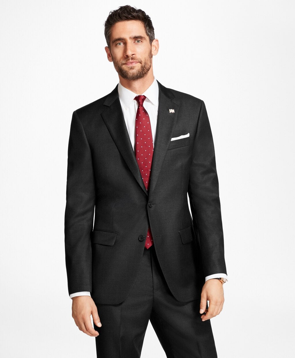 Brooks Brothers Men Madison Fit Tic 1818 Suit
