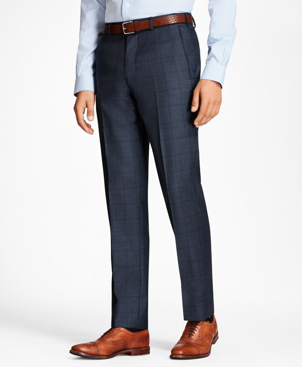 Brooks Brothers Men Regent Fit Plaid 1818 Suit