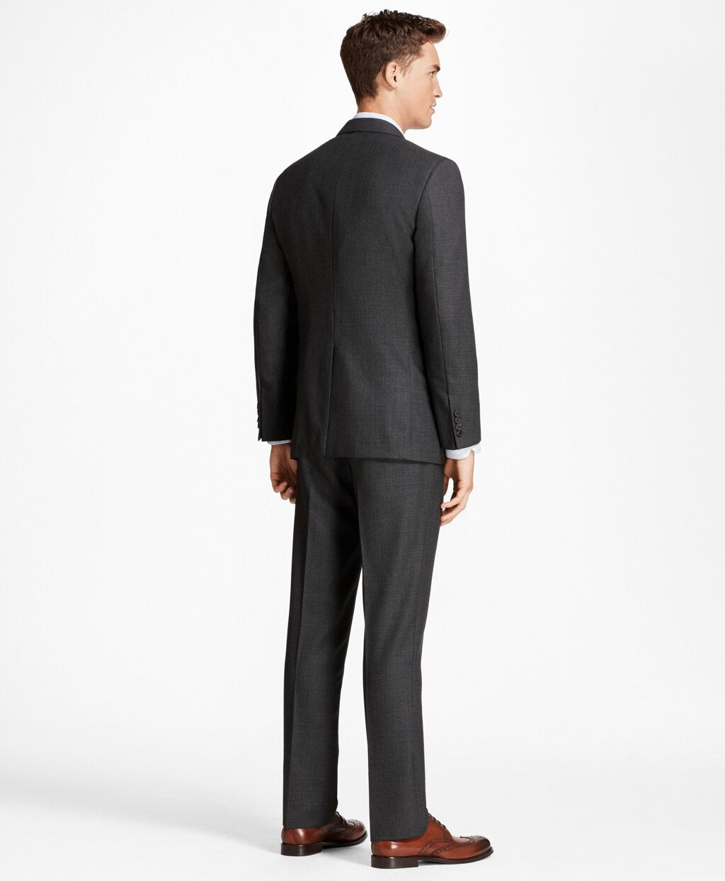 Brooks Brothers Men Golden Fleece® Regent Fit Micro-Plaid Suit