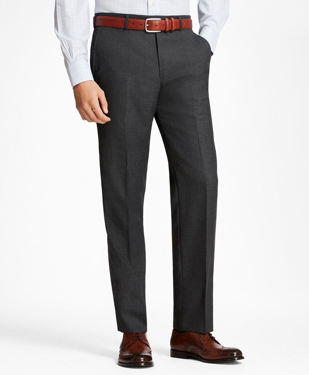 Brooks Brothers Men Golden Fleece® Regent Fit Micro-Plaid Suit