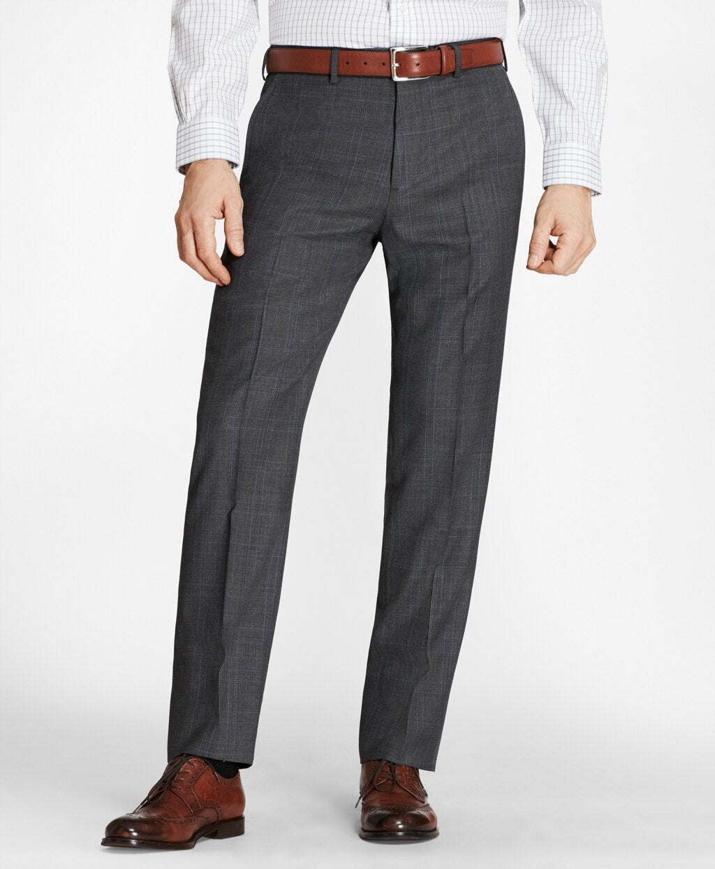 Brooks Brothers Men Regent Fit Plaid with Deco 1818 Suit