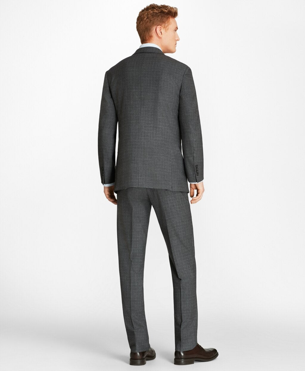 Brooks Brothers Men Milano Fit Grey 1818 Suit