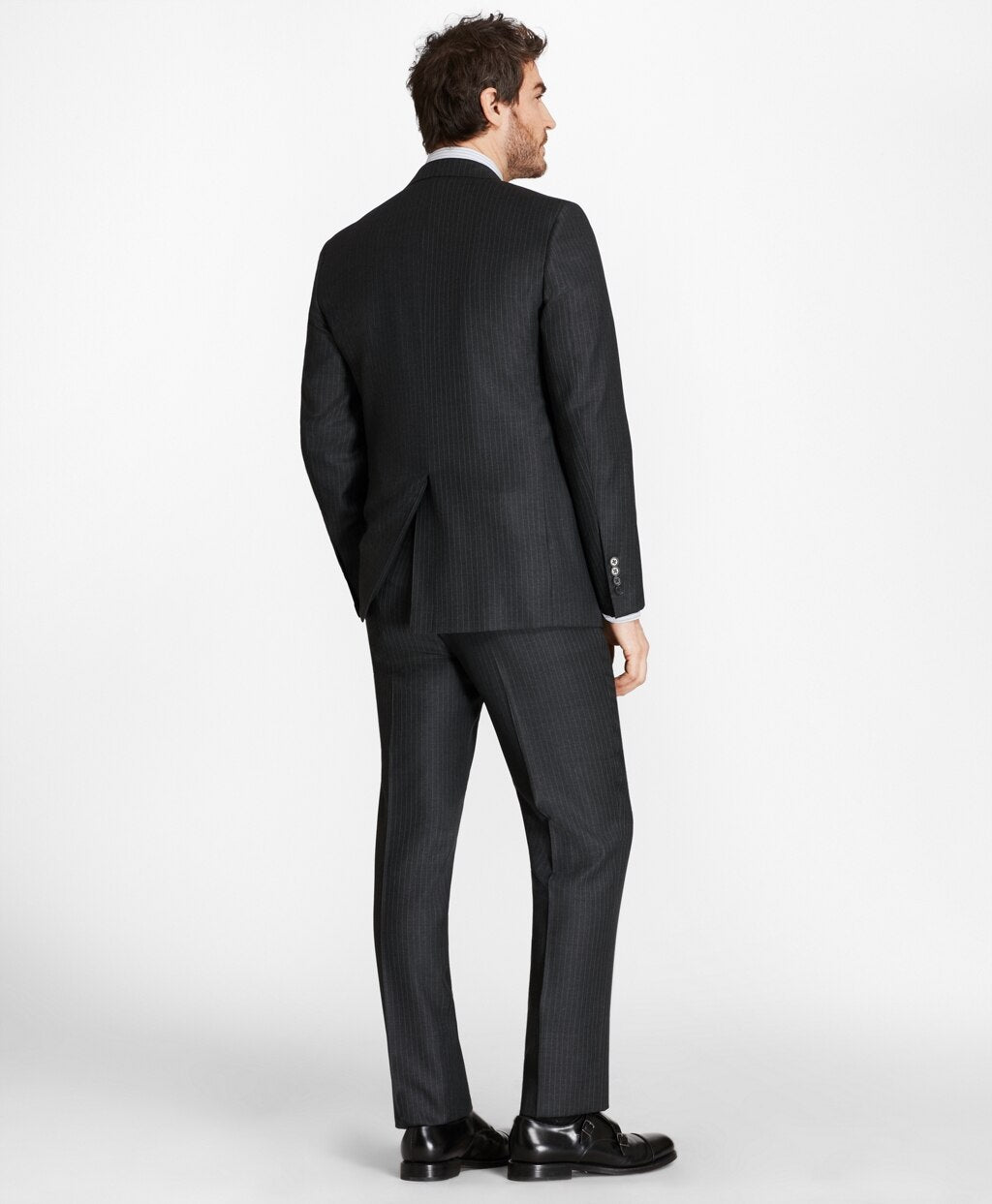 Brooks Brothers Men Regent Fit Pinstripe 1818 Suit